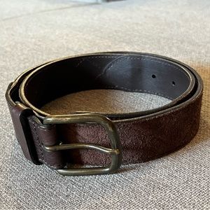 Lands’ End leather & suede belt